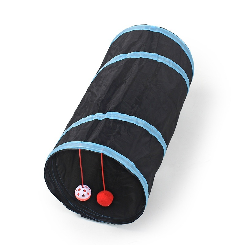 Pet Cat Three-way Tunnel Toy Straight Tent