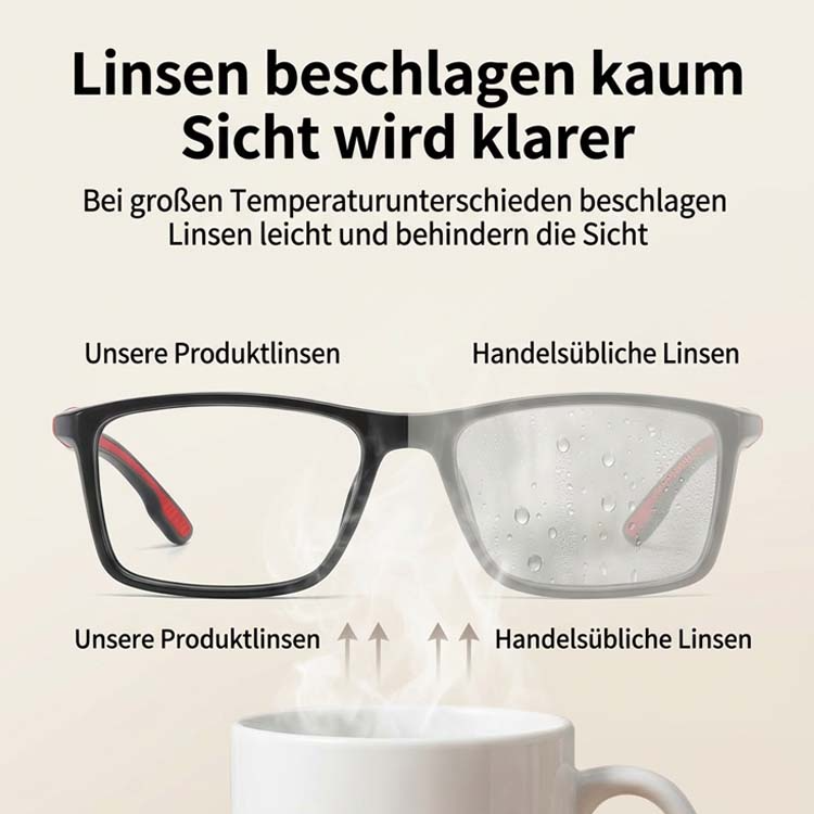 Intelligente Lesebrille mit Bifokal-HD und Blaulichtfilter zum Augenschutz