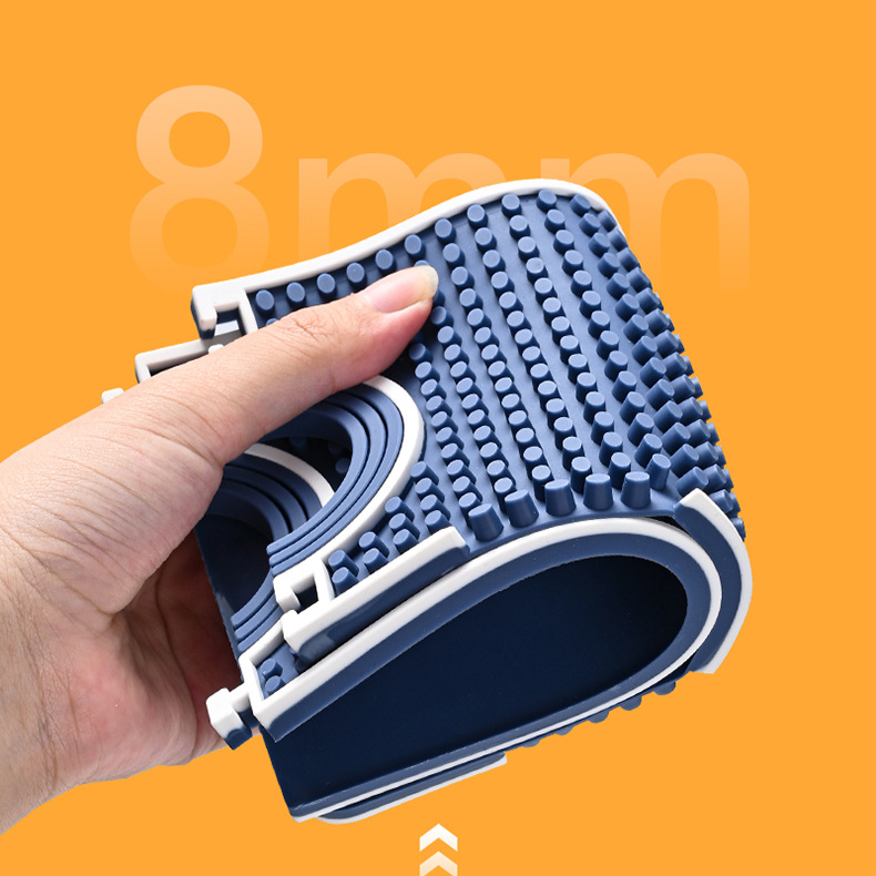 折りたたみ式シリコン蛇口用水切りマット