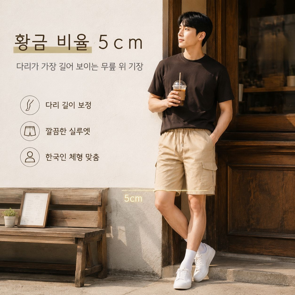 남성 빅사이즈 골프 스포츠 반바지 실내용
