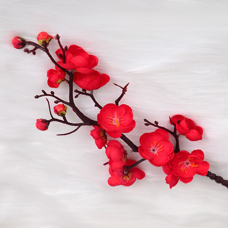 Artificial plum blossom branches