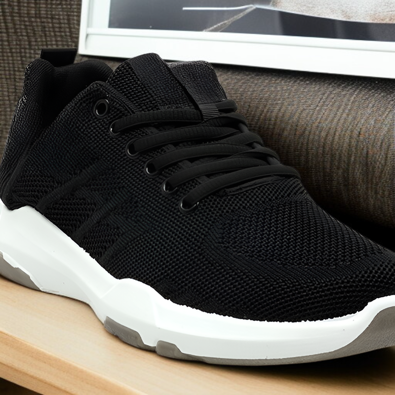 حذاء رياضي رجالي متوسط العمر بتهوية جيدة ومنخفض الرقبة