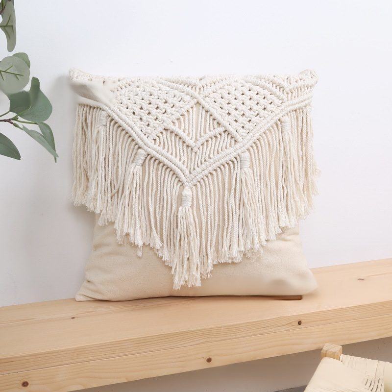 Woven Cotton Rope Pillowcase