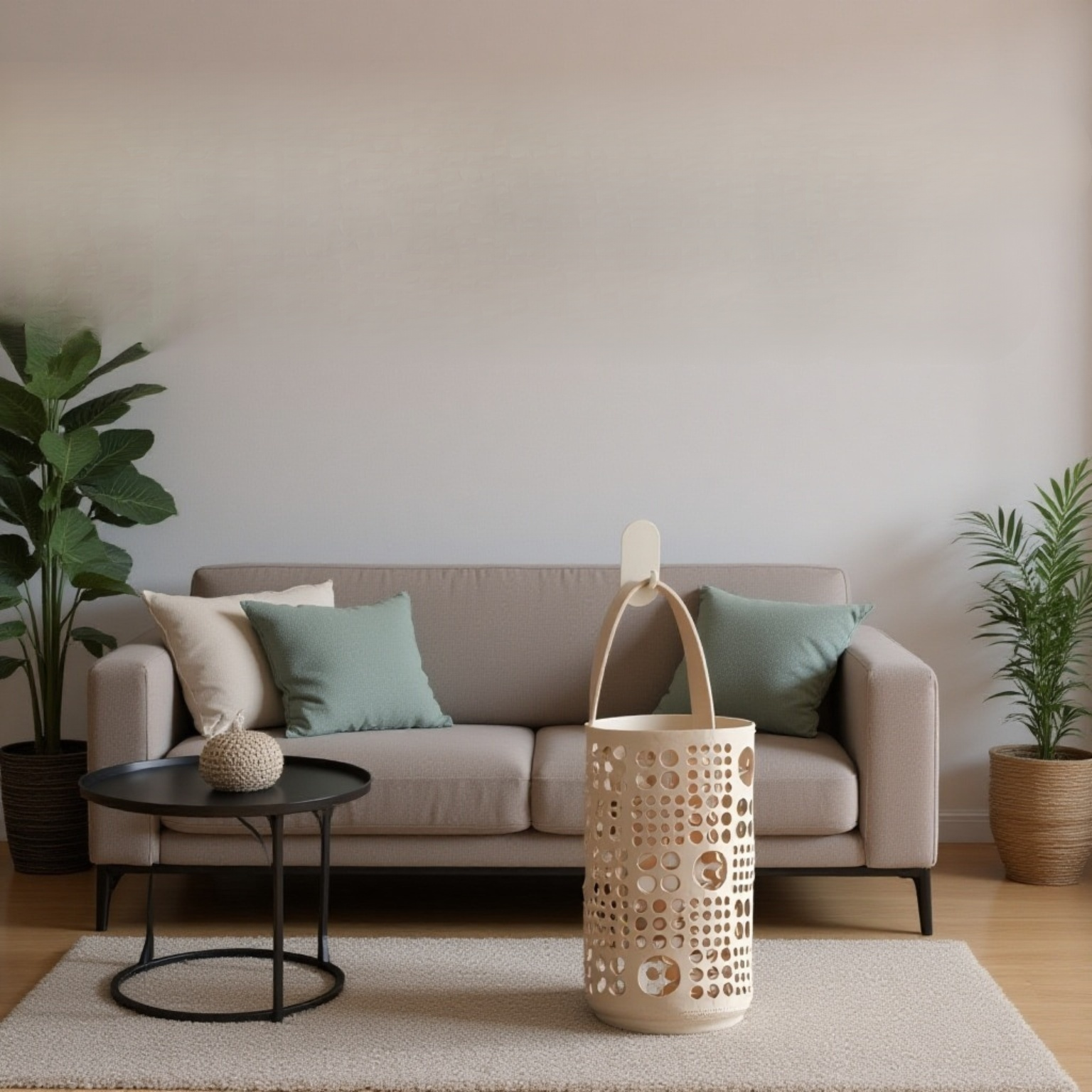 キッチンゴミ袋収納吊り下げバッグパンチフリー壁掛けビニール袋ペーパータオル多機能収納バッグ