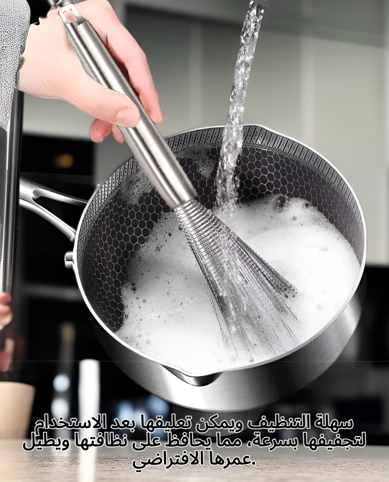 فرشاة تنظيف ستانلس ستيل للأواني