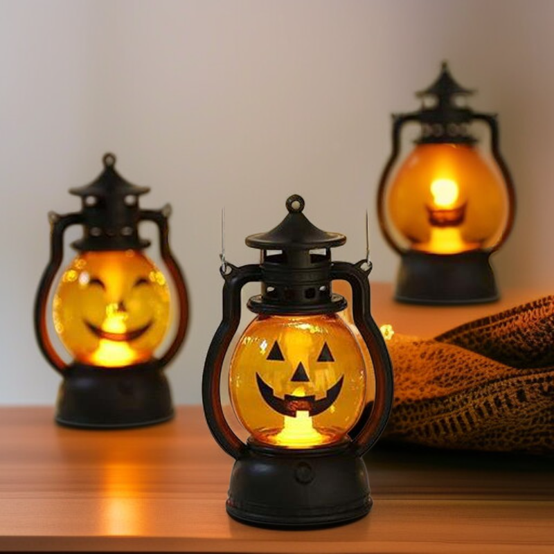 호박 장식 조명