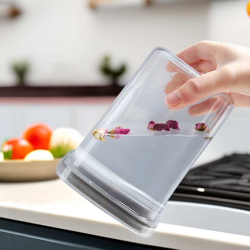 حاوية تخزين طعام قابلة للتكديس والدوران ومحكمة الإغلاق بتفريغ الهواء