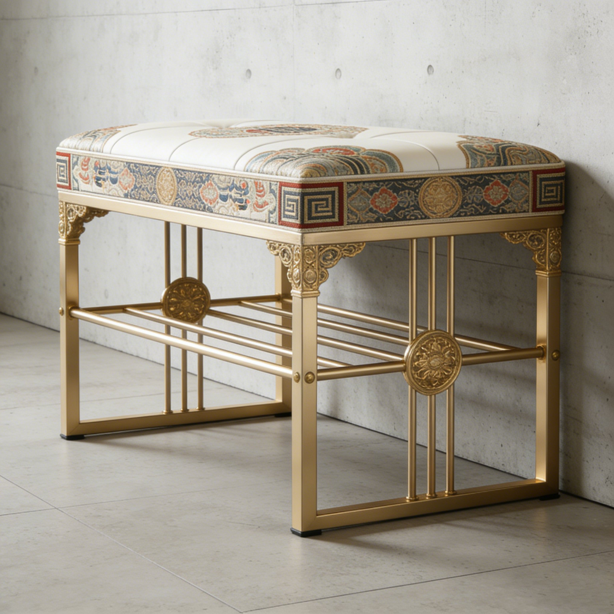 玄関に設置した靴脱ぎベンチの使用例