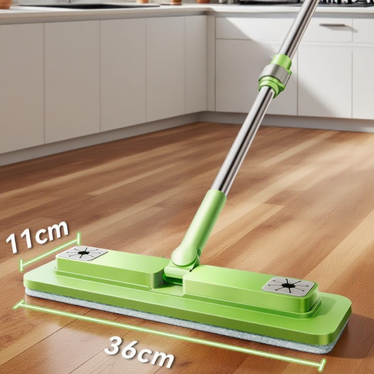 金剛砂乾濕兩用伸縮夾布拖把