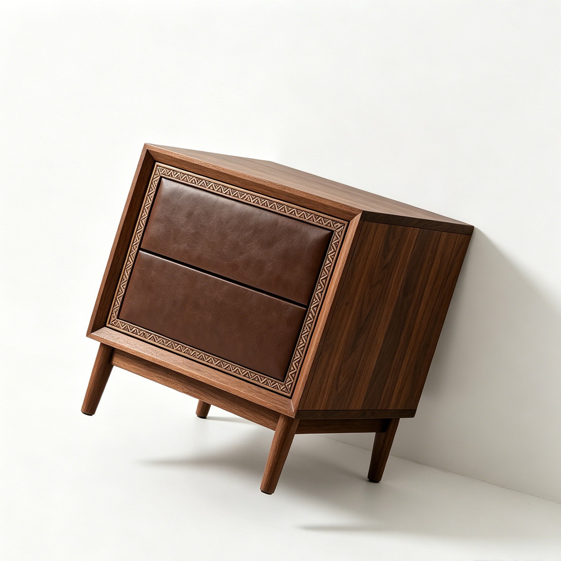Nachttisch aus Massivholz