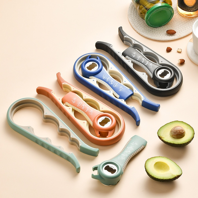 Anti-slip multi-functional can opener