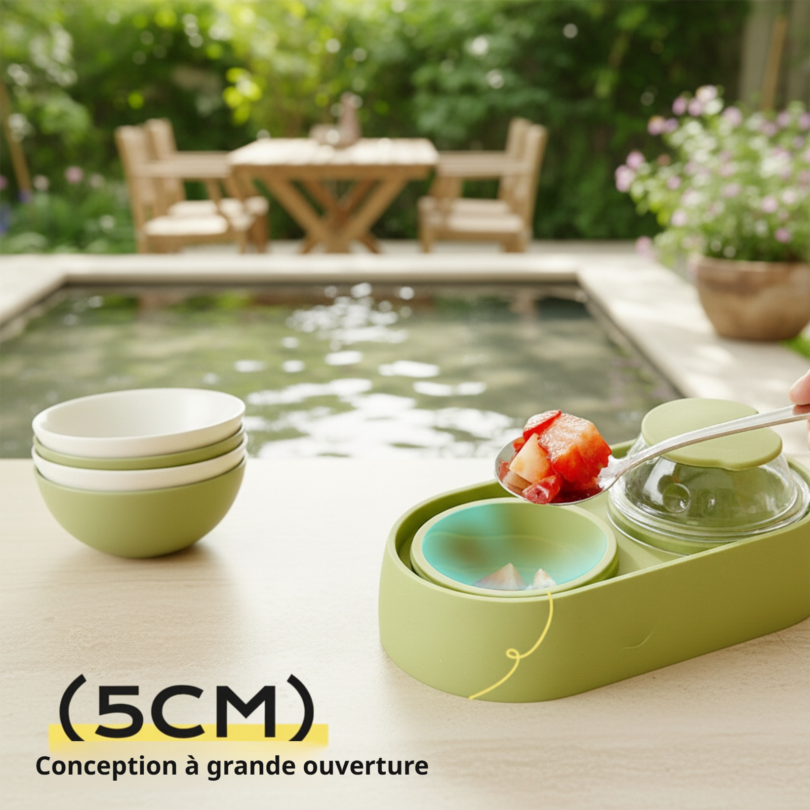 Moule en silicone pour grande boule de glace Cup Planète