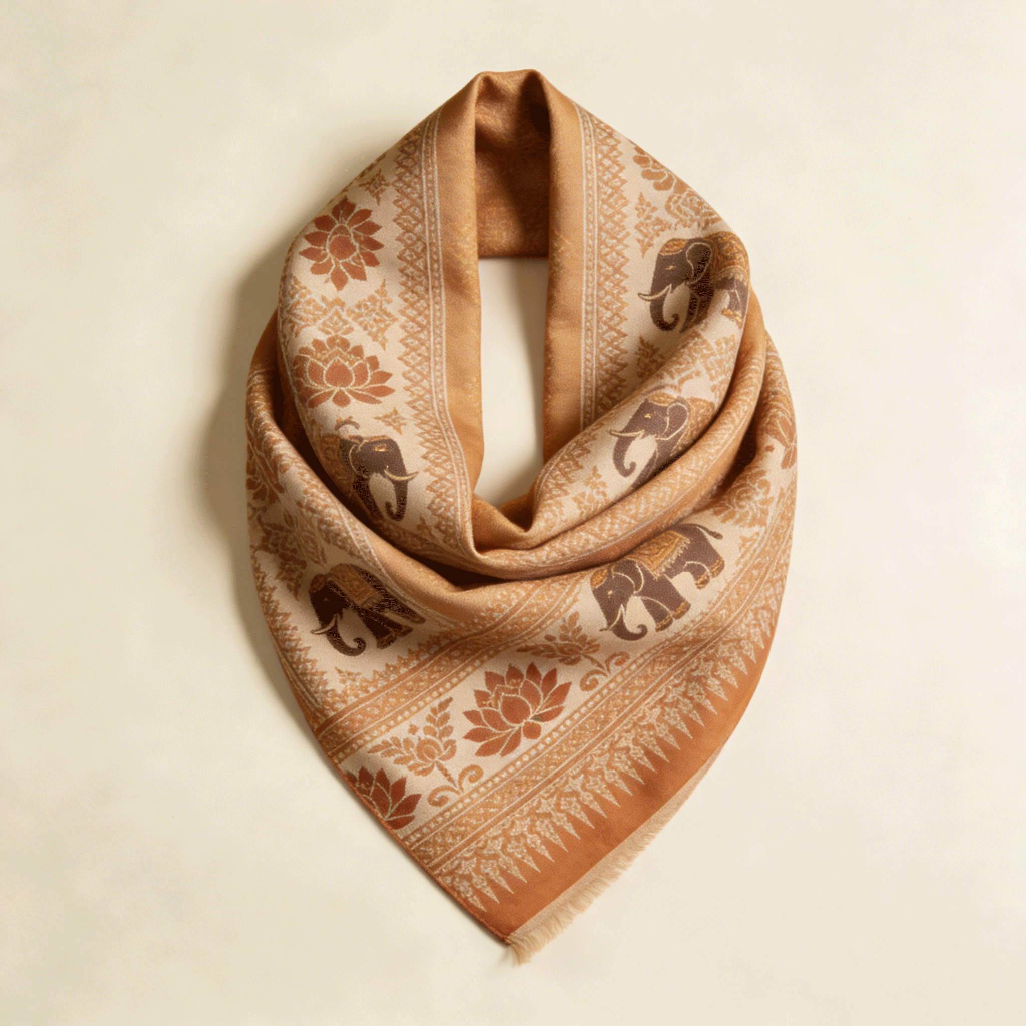 ผ้าพันคอแฟชั่น 3 ผืนในชุดเดียว 