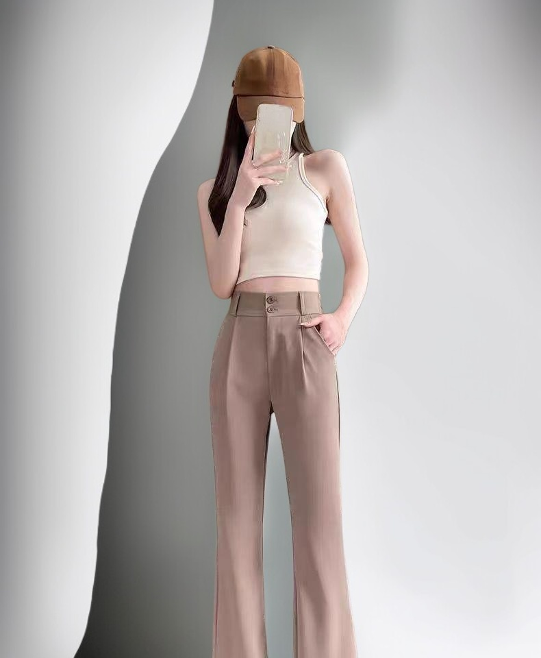 세련된 오피스룩 플레어 팬츠