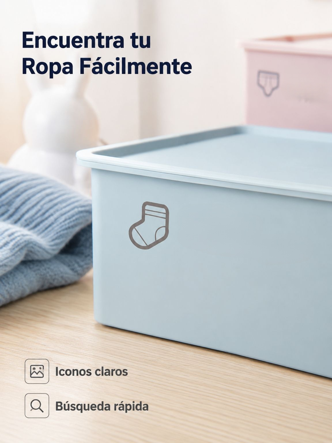 Organizador de ropa interior con divisiones