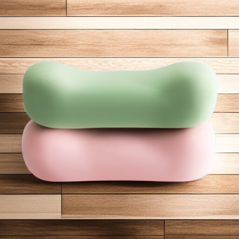 Cojín refrescante y absorbente para siestas, diseño ergonómico curvo, soporte ancho