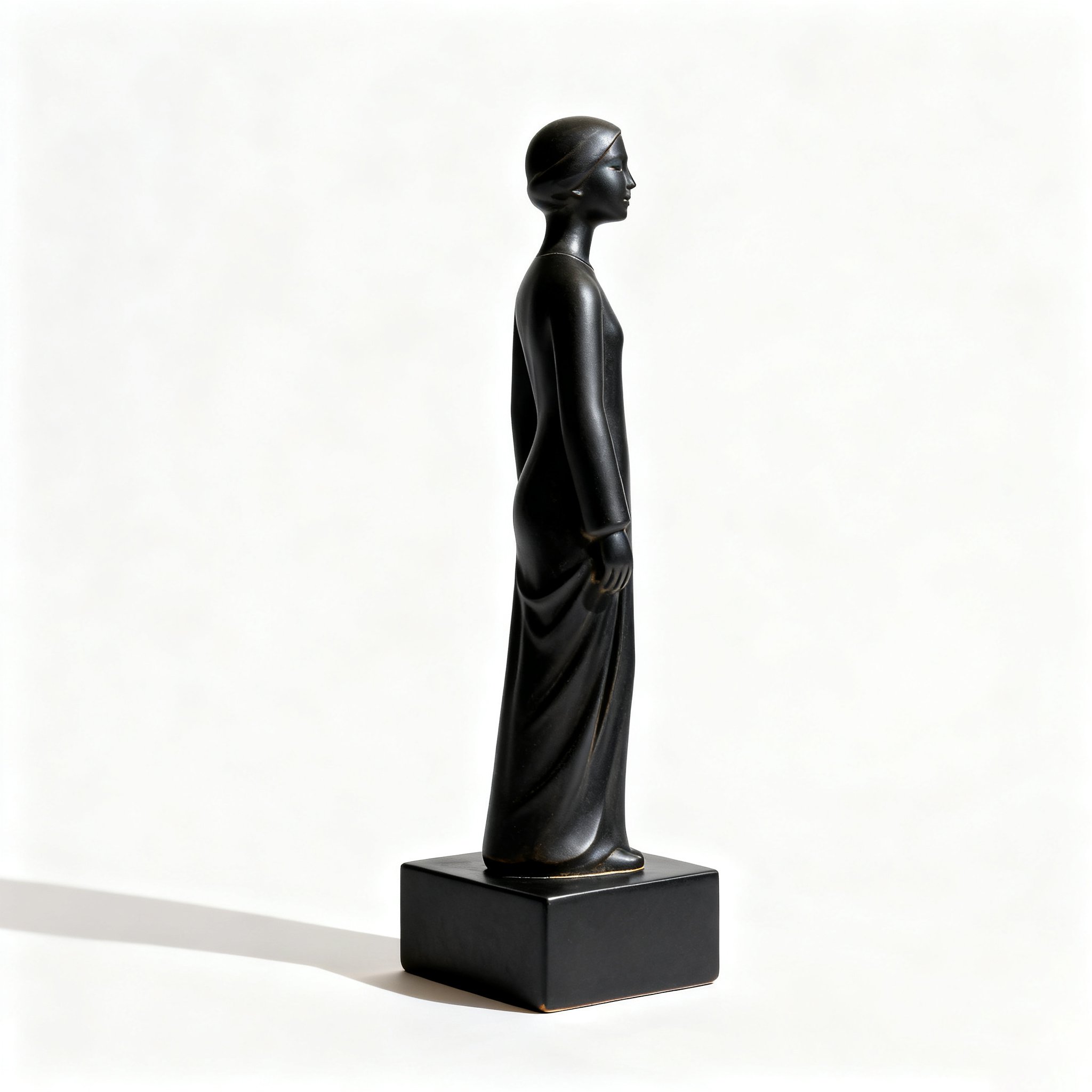 Escultura de cerámica decorativa