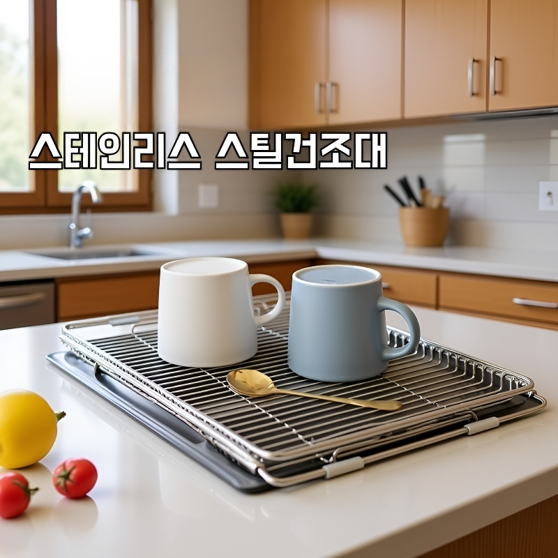 주방 싱크대 물빠짐 그릇선반 바구니