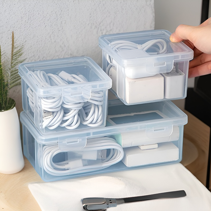 Portable data cable storage bag for home use
