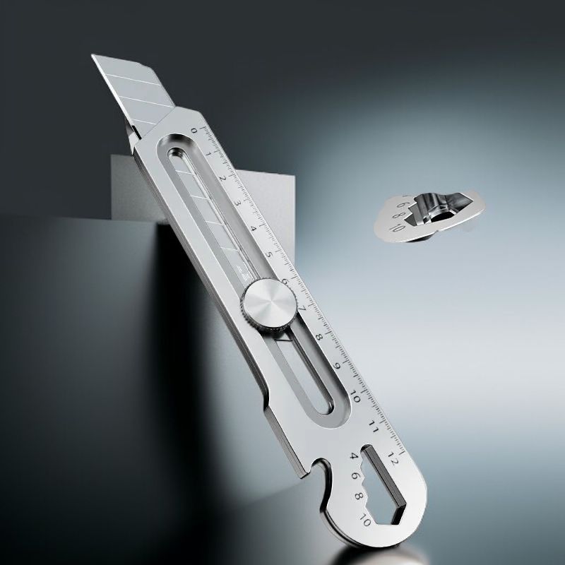 Six-in-one multifunctional stainless steel utility knife