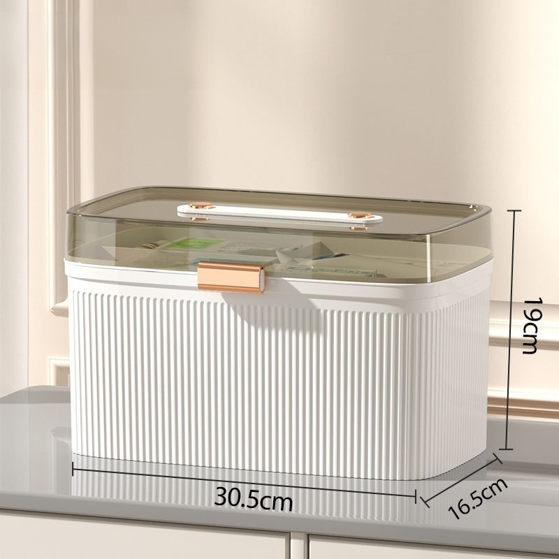 Large Capacity Multi-layer Medicine Box for Home Use