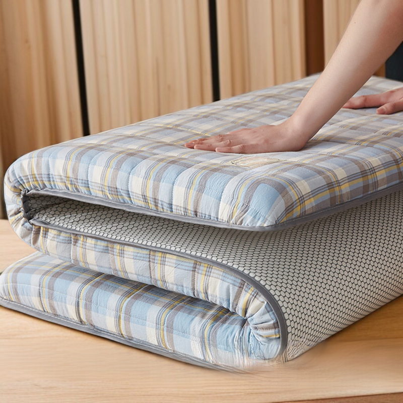 기숙사 싱글 매트리스 가정용 면 소프트 매트리스 커버 요 다다미 침대 침실 매트리스 매트리스 싱글 매트리스