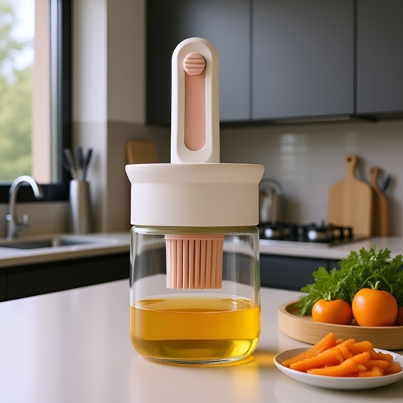 Household high temperature oil resistant oil brush can