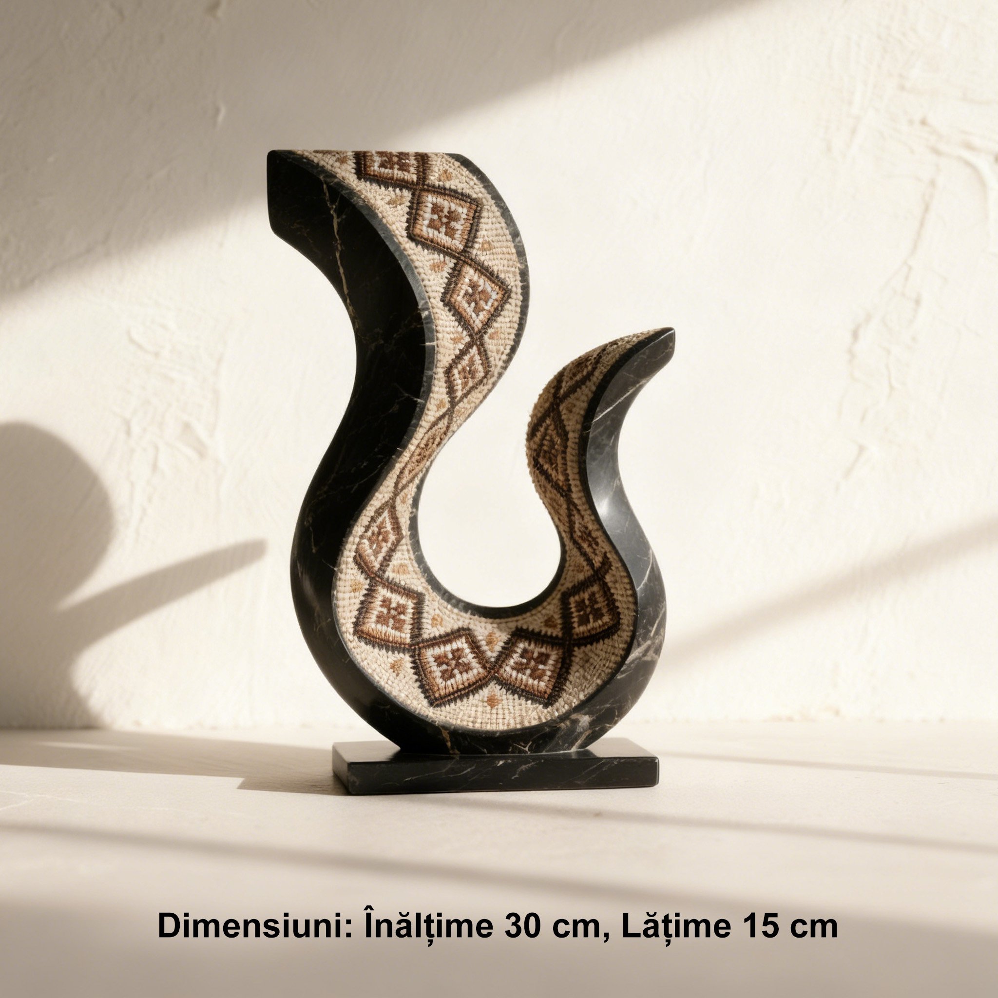 Tablou abstract cu motive geometrice colorate