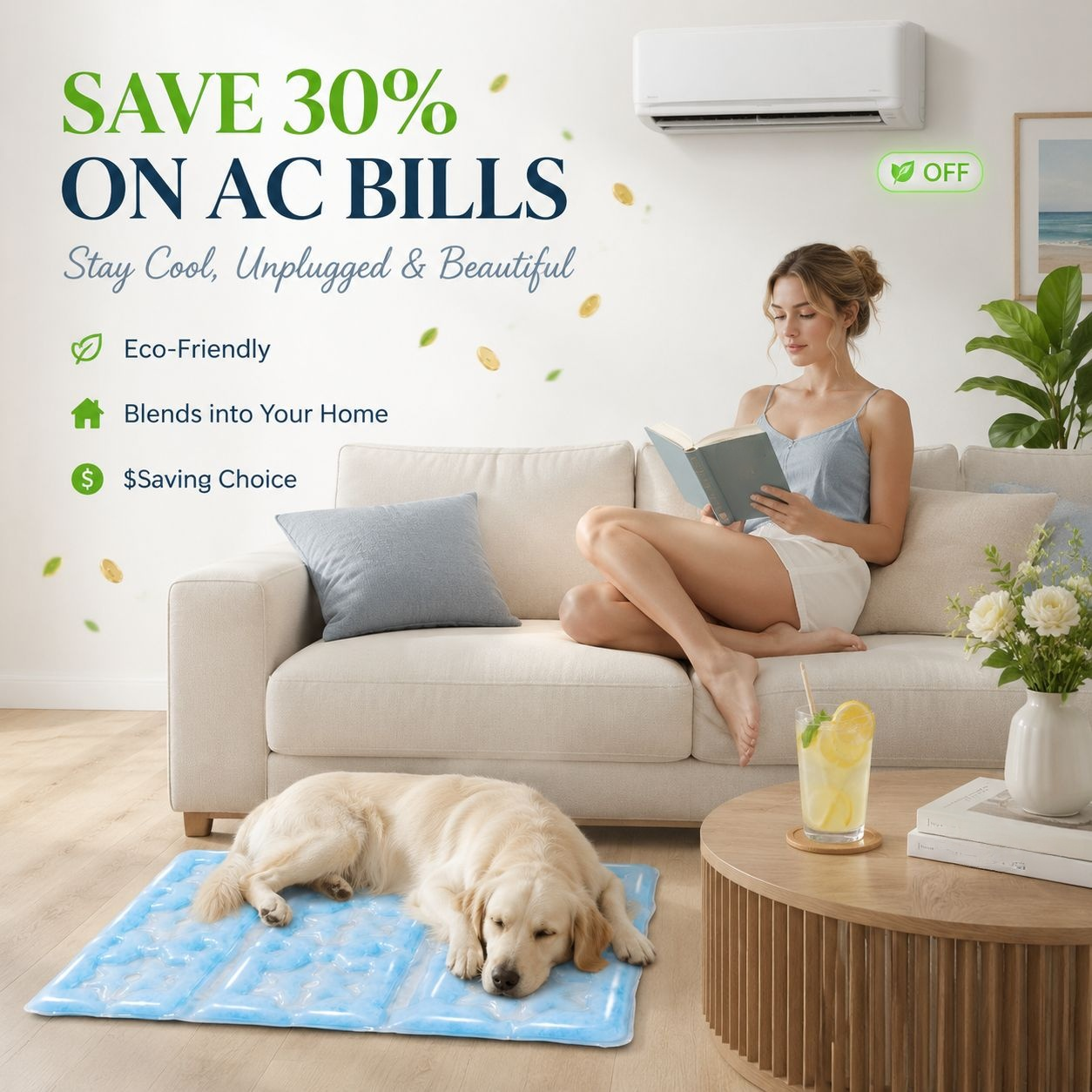 Summer PCM Cooling Mat Bed for Cats and Dogs