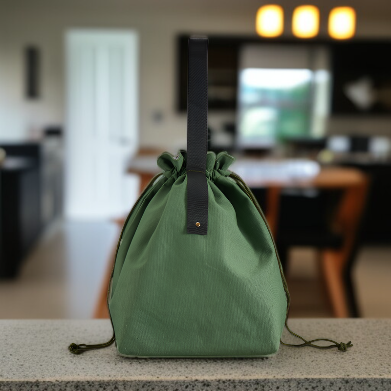 스트링 파우치 런치백