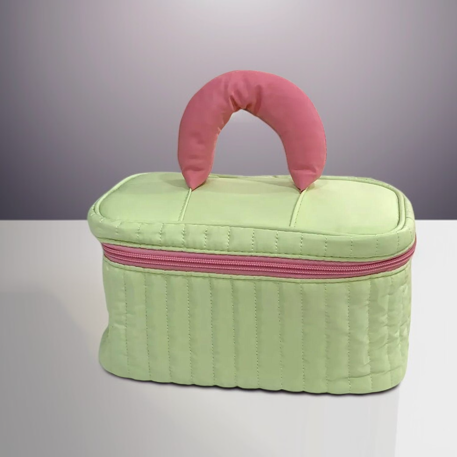 밀키 콘트라스트 화장품 파우치