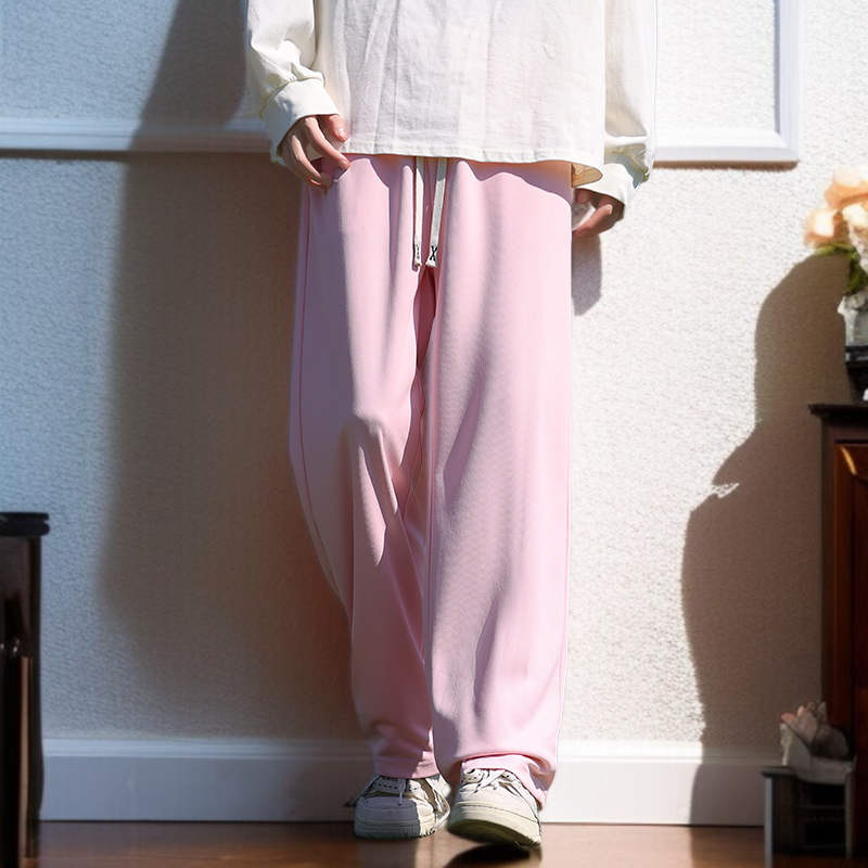 남자 봄가을 와이드 일자 트레이닝 팬츠 일자 팬츠