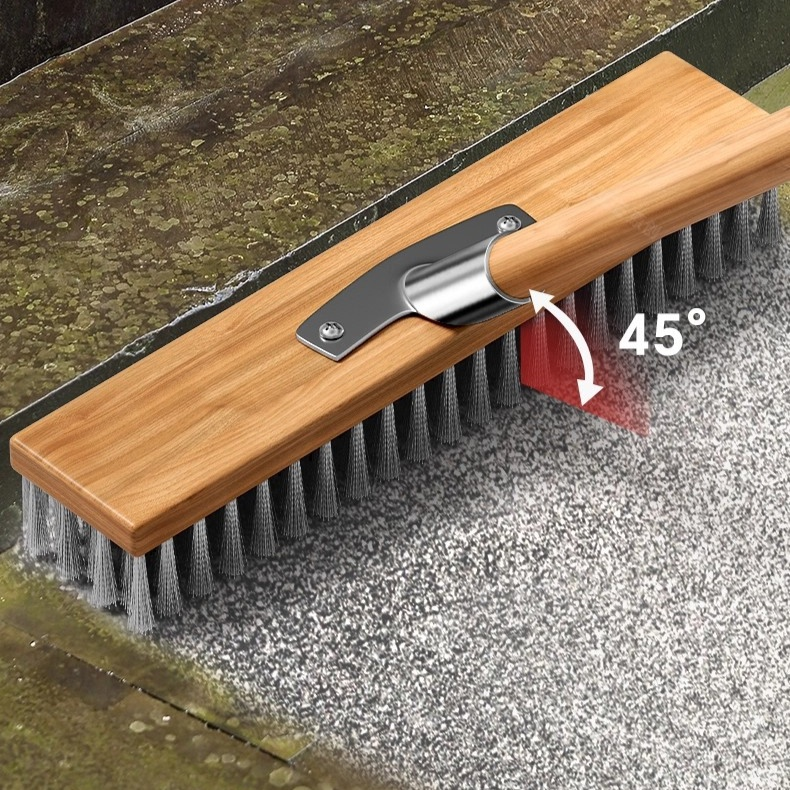 Powerful scrubbing brush floor long handle sanitary ware floor cleaning tools