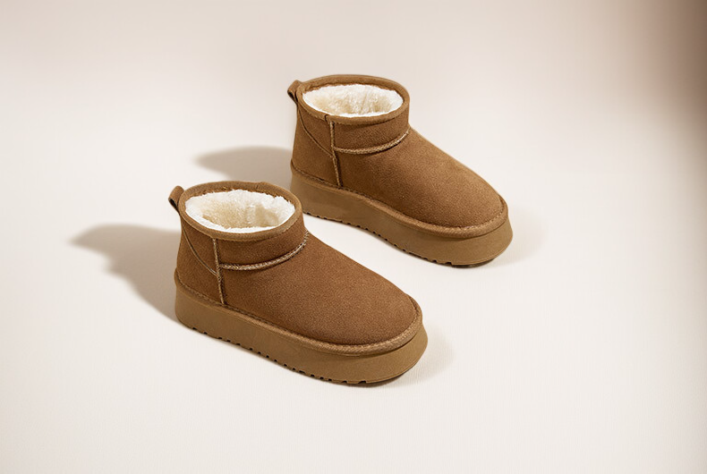 겨울 패션에 어울리는 여성용 눈 부츠