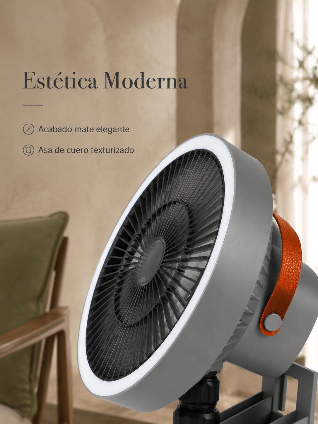 Instalación del ventilador de pared sin herramientas