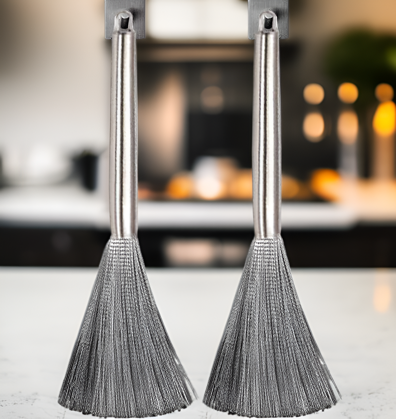 تفاصيل رأس فرشاة تنظيف الأواني