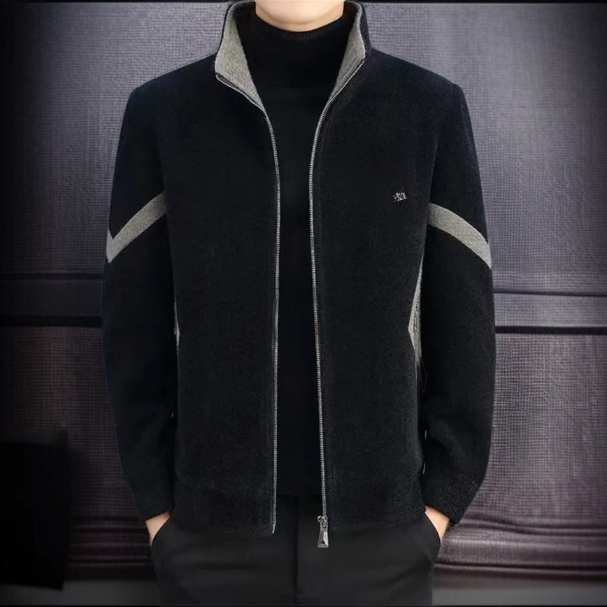 남자 가을 겨울 기모 차이나 모직 재킷 캐주얼 남 모직 코트 남자 모직 재킷 캐주얼 남 코트