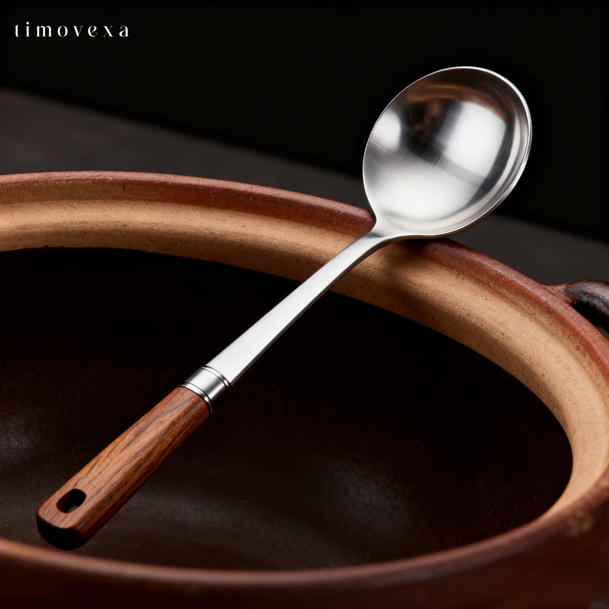 316 스테인리스 스틸 수프 스푼 (3개)