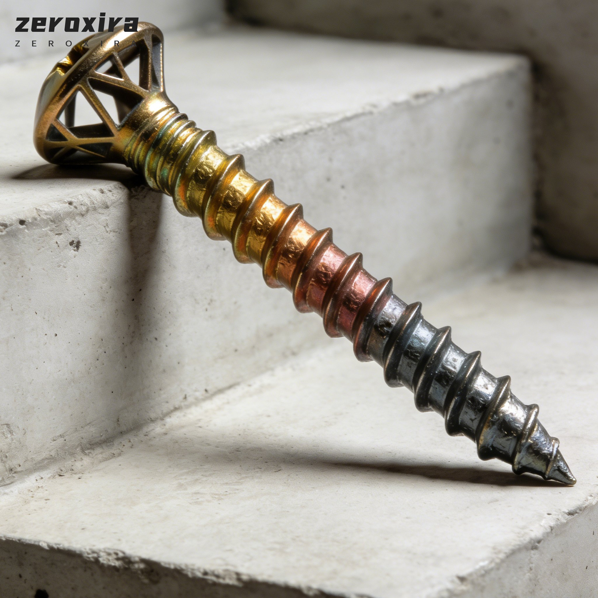 Schrauben 100 Stück – Nahaufnahme der hochwertigen Metallschrauben