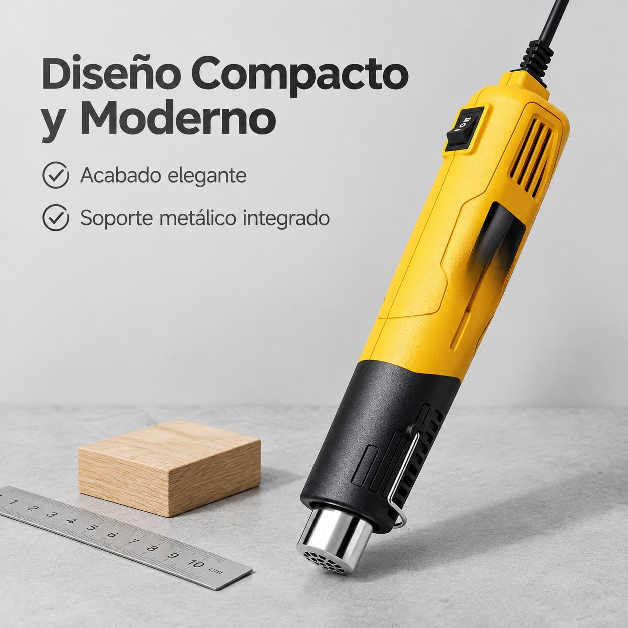 Herramienta portátil de retracción con aire caliente