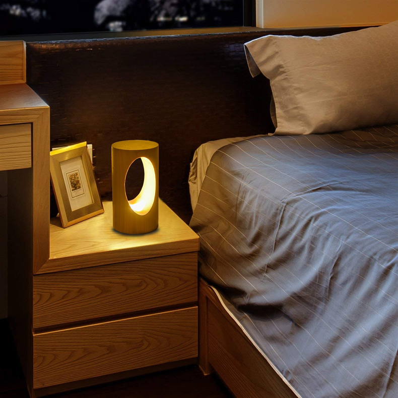 Solid Wood Smart Night Light