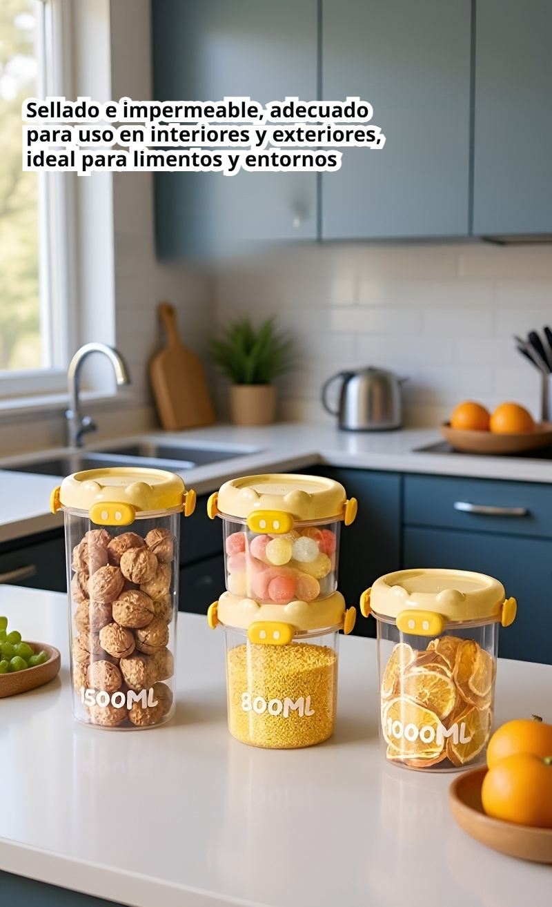 Vista superior del tarro de cocina con diseño de cerdito