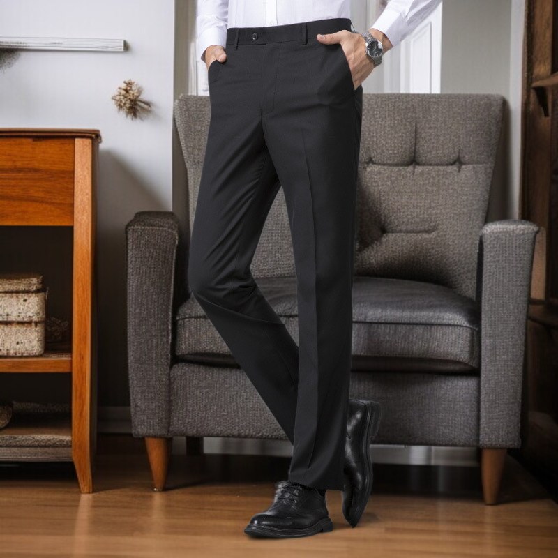 中高年男性用カジュアルパンツ ズボン ストレートパンツ ビジネスパンツ お父さん用カジュアルパンツ