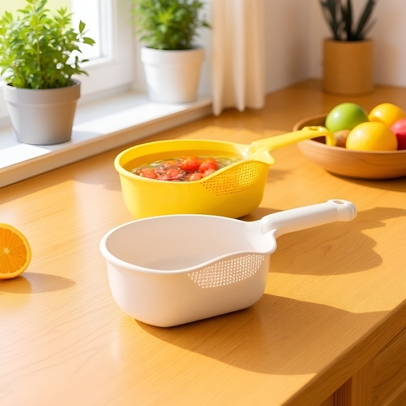 سلة مطبخ لتصفية وغسل الأرز