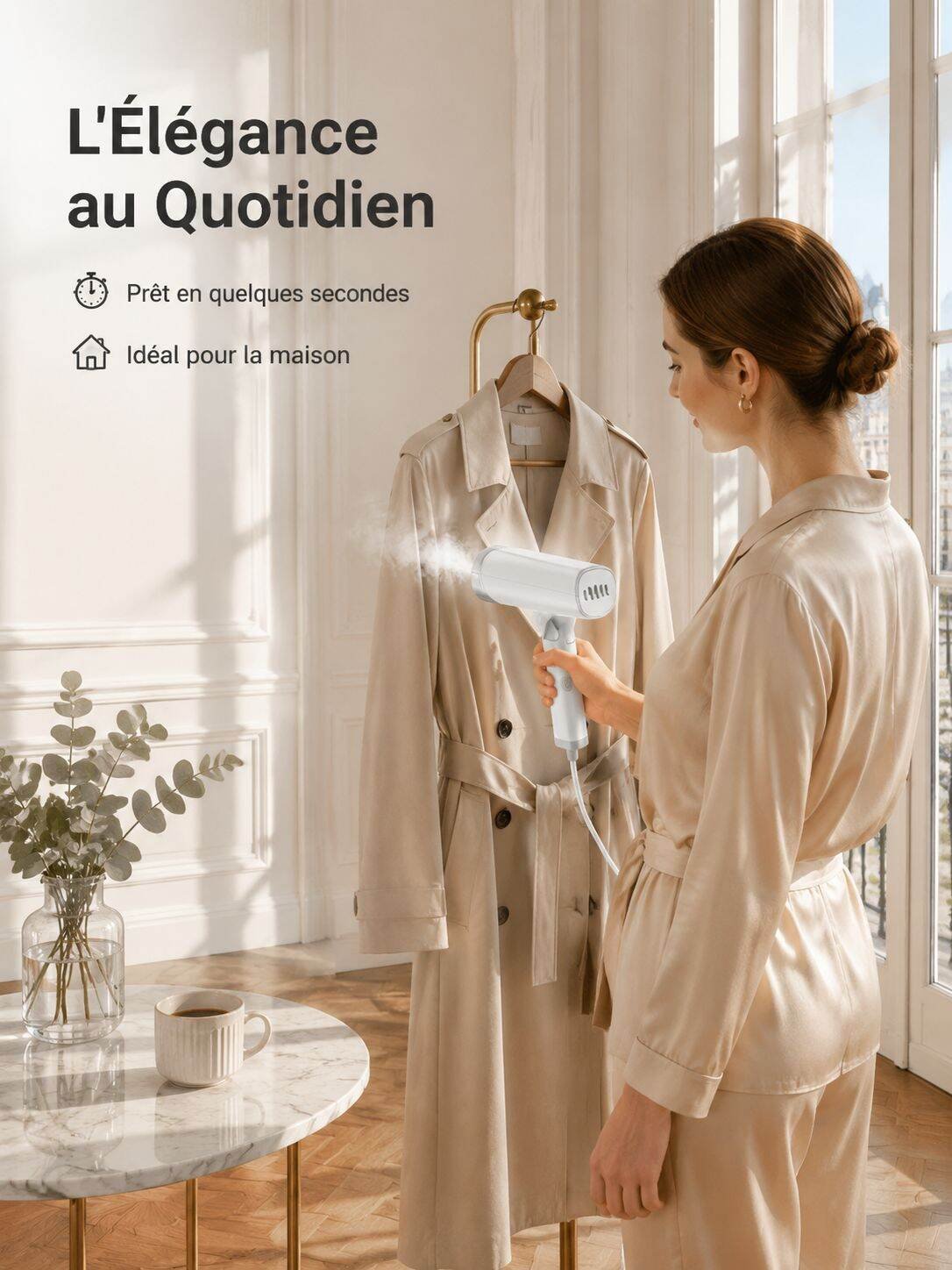 Défroisseur vapeur portable à main