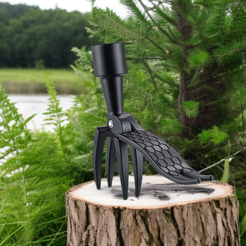 Weed puller with aluminum claw