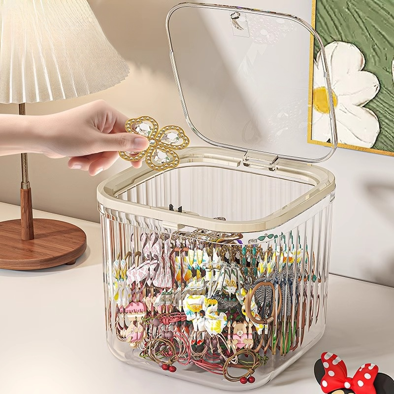 Desktop Hair Accessories Organizer Box