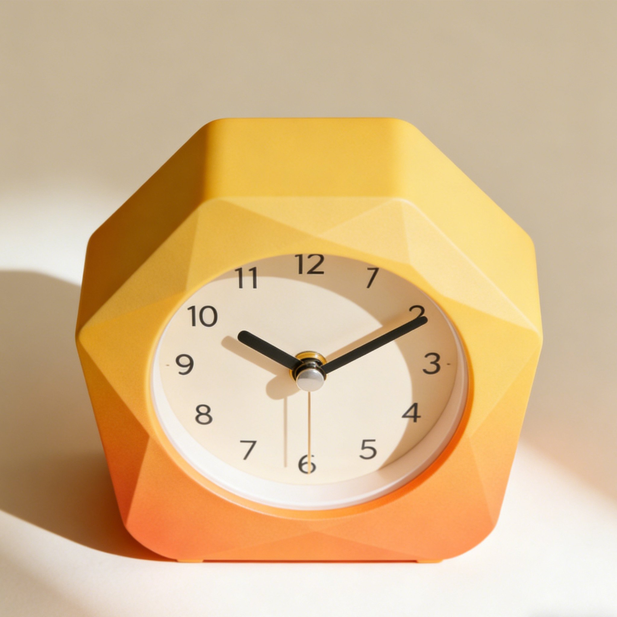 シンプルデザインの静音目覚まし時計