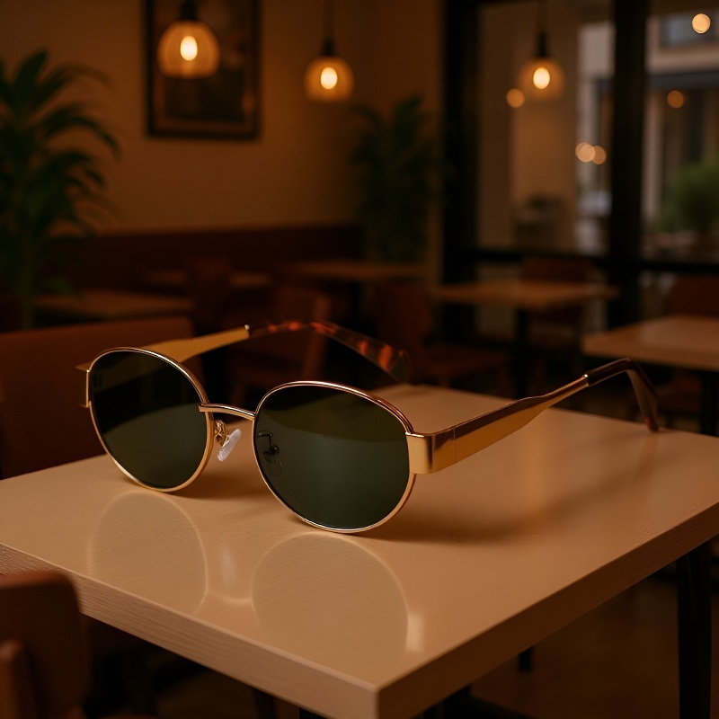 Gafas de sol pequeñas de estilo retro francés