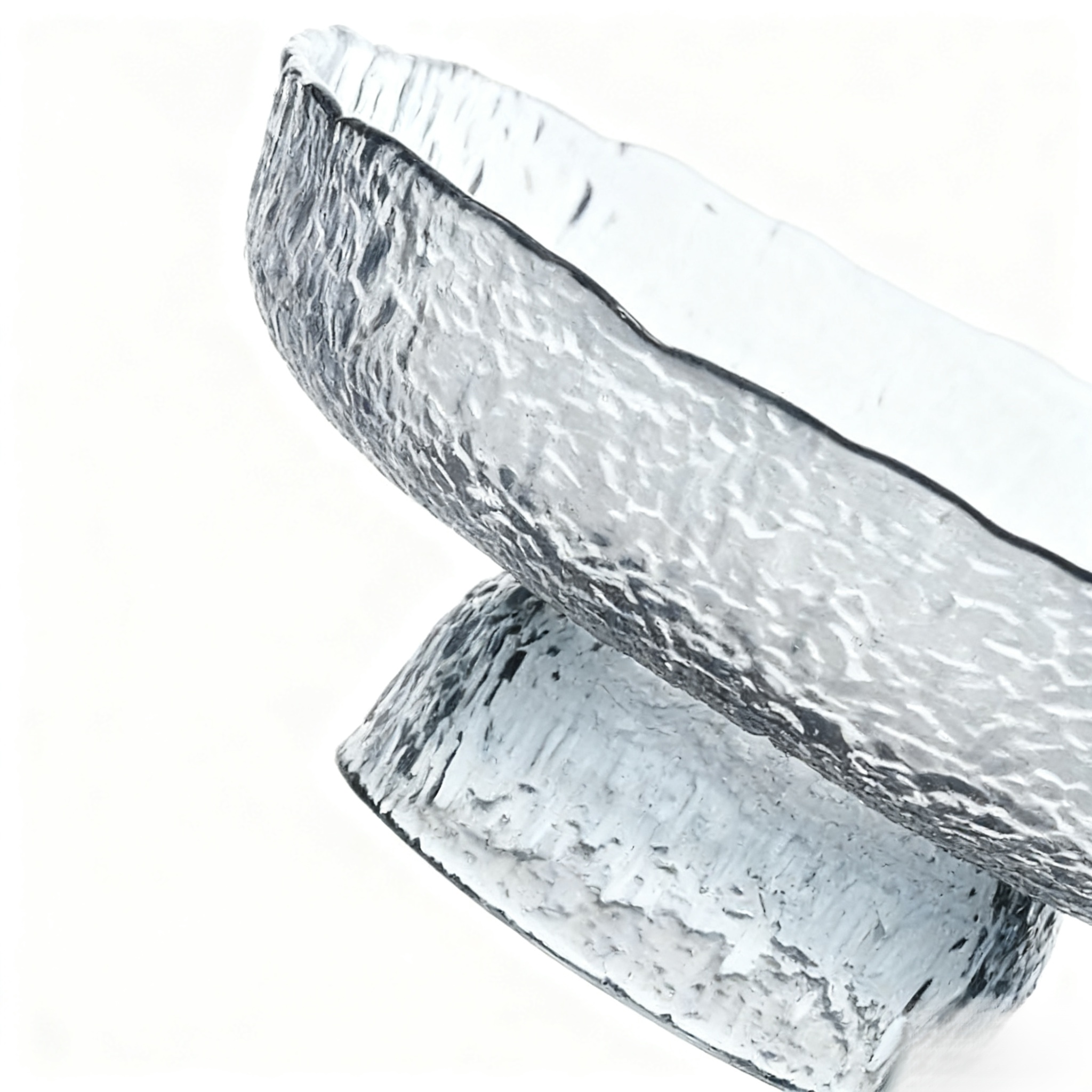 ชามผลไม้แก้วสำหรับใส่ผลไม้และขนม